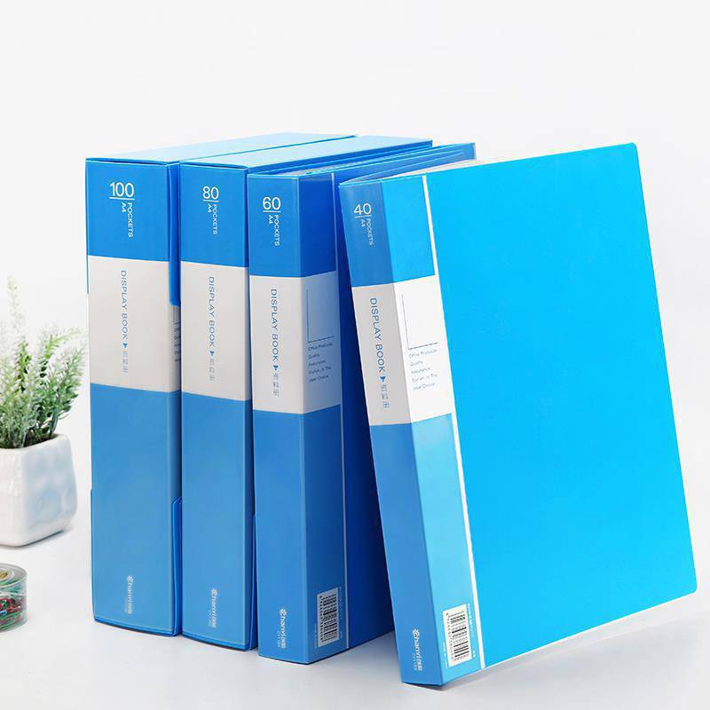 High Quality Transparent 10 20 30 40 60 80 Page Insert Box File Folder